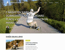 Tablet Screenshot of longboard.si